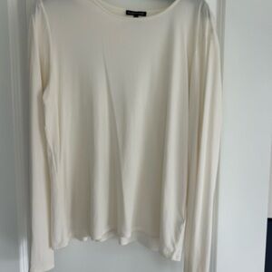 Eileen Fisher 100% Silk Long Sleeve Top